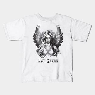 Female Earth Guardian Angel - Stay Stylish and Eco-Friendly Sticker Kids T-Shirt